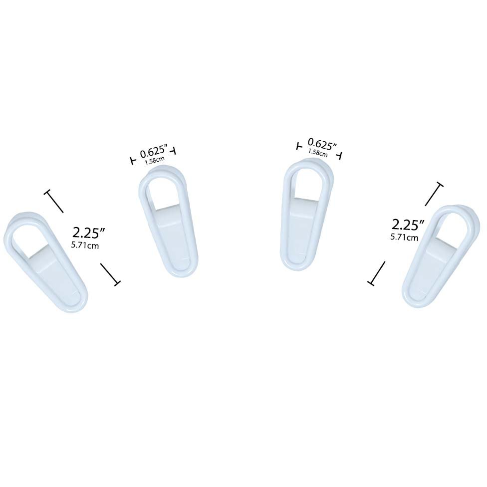Merrick Set Of 10 Plastic Tubular Hangers 1 Ea, Supplies & Maintenance