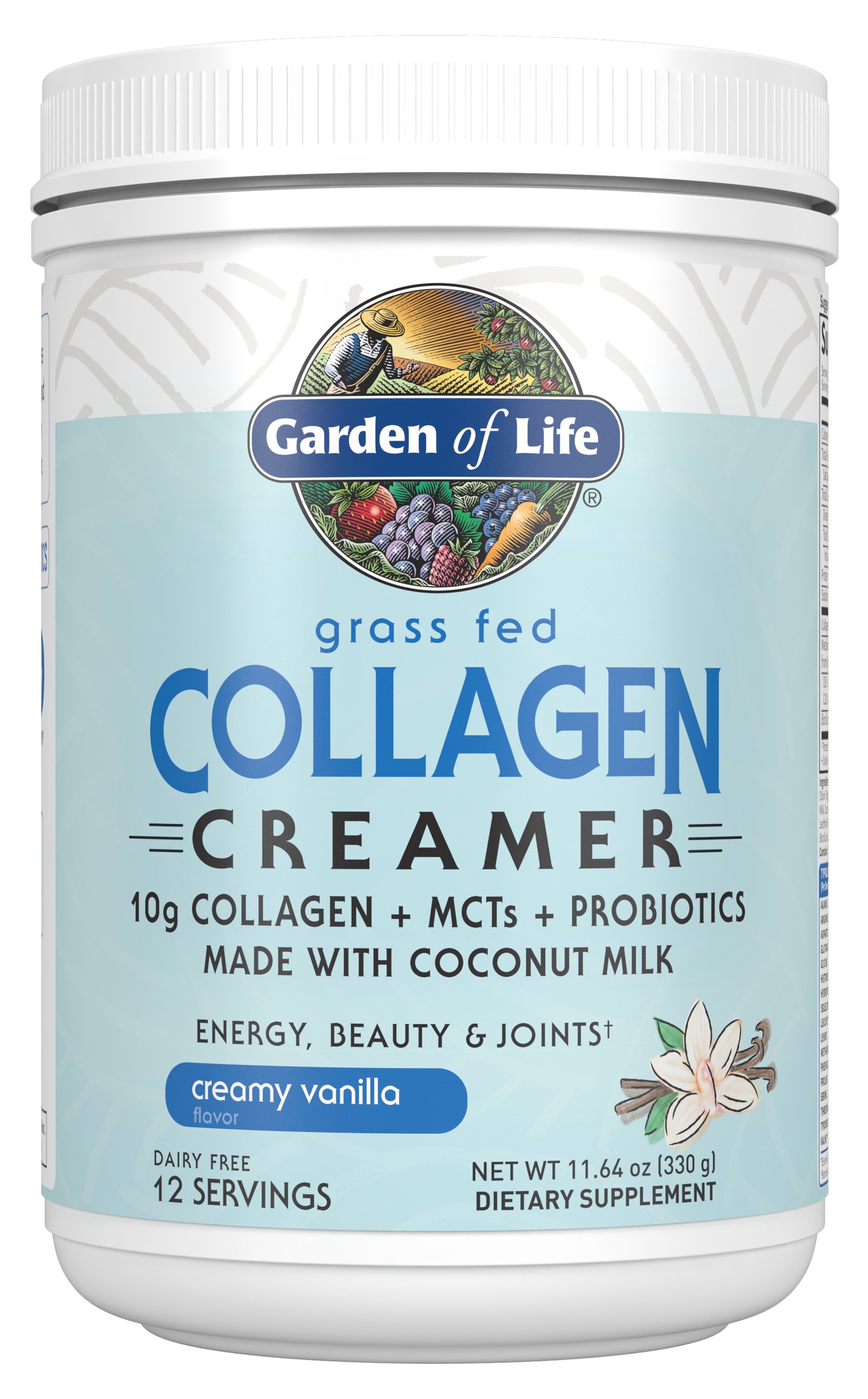 Garden Of Life Vanilla Collagen Creamer Shop at HEB