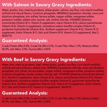 Friskies Purina Extra Gravy Wet Cat Food Chunky Variety Pack - Chicken, Turkey, Salmon, Beef