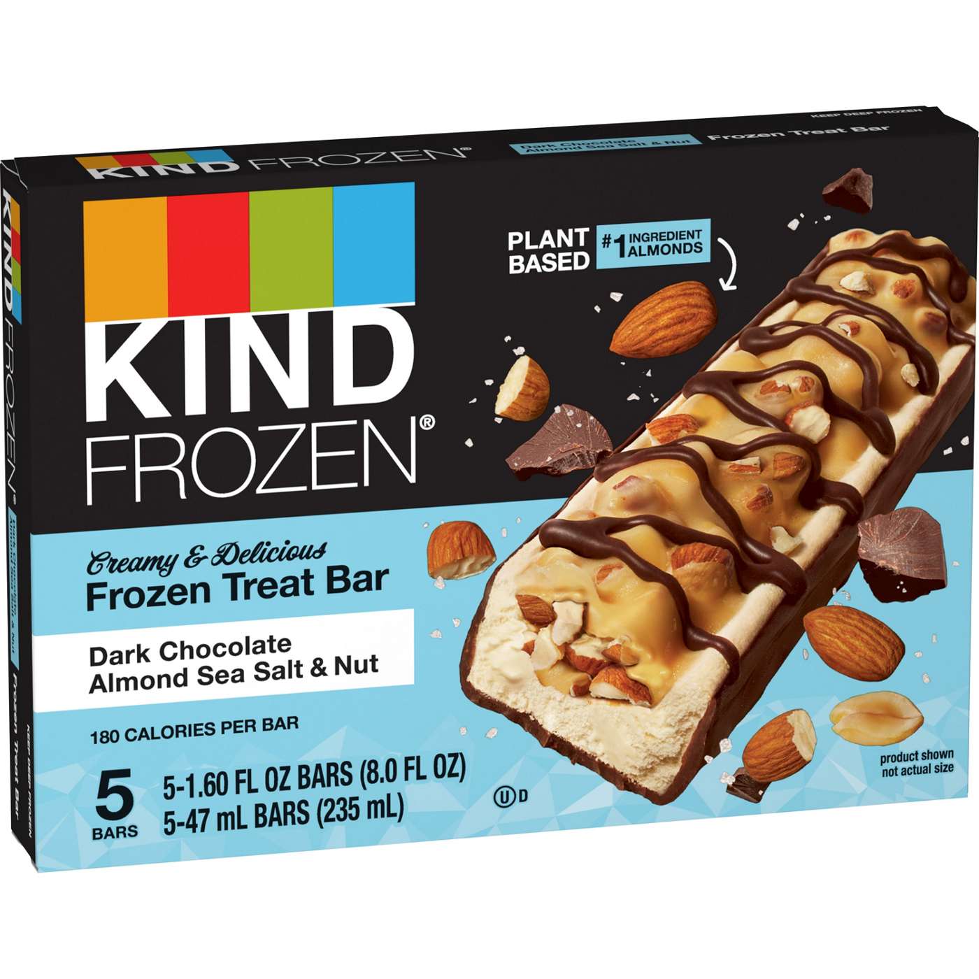 Kind Frozen Dark Chocolate Almond Sea Salt Frozen Treat Bars; image 1 of 4