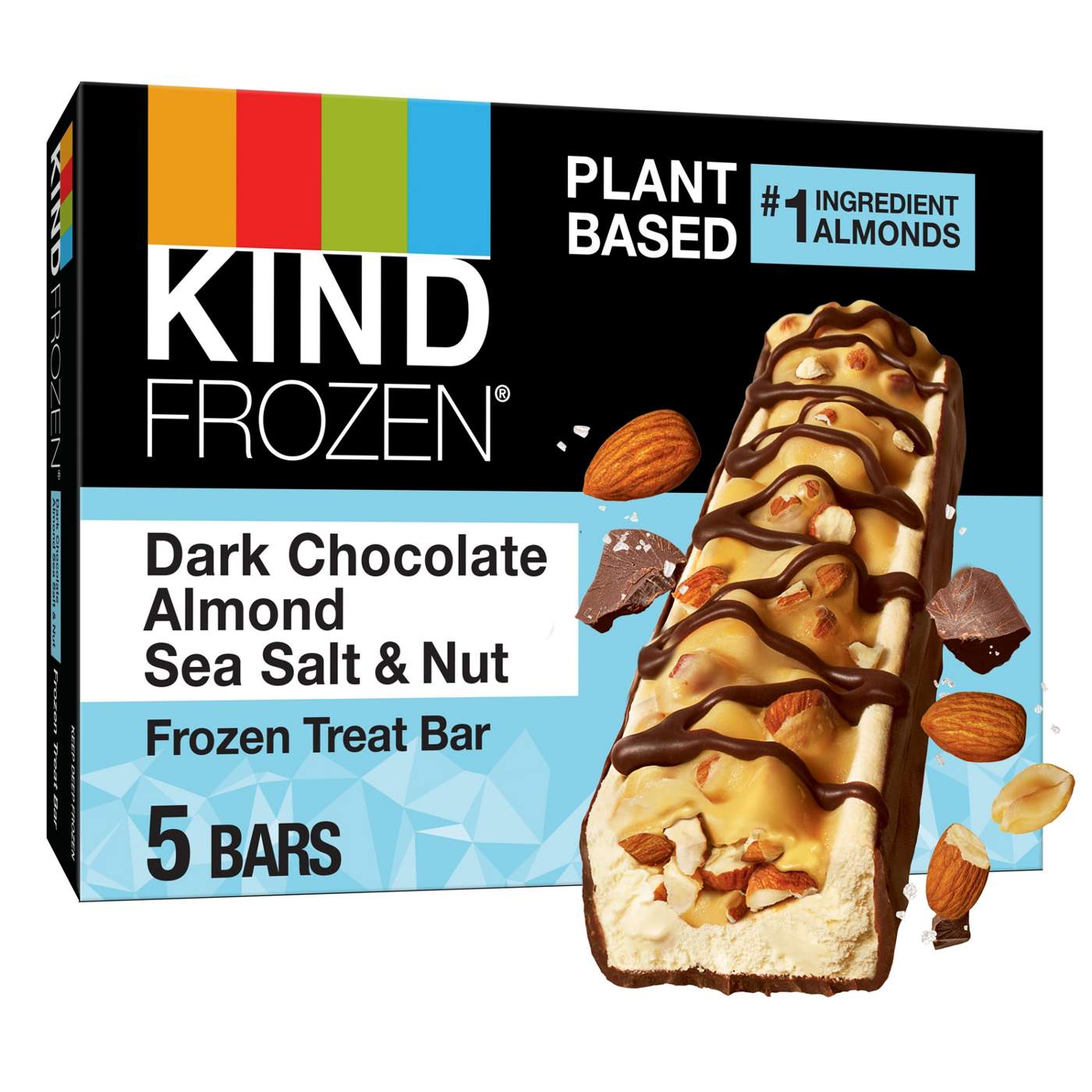 Kind Frozen Dark Chocolate Almond Sea Salt Frozen Treat Bars; image 5 of 5