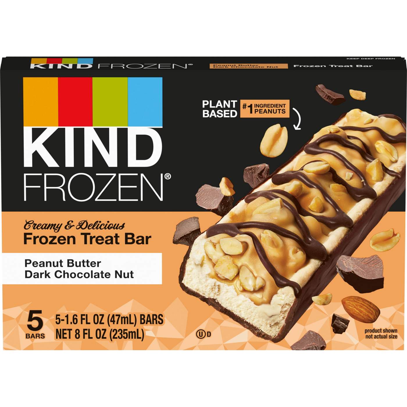 Kind Frozen Dark Chocolate Peanut Butter Frozen Treat Bars; image 2 of 2