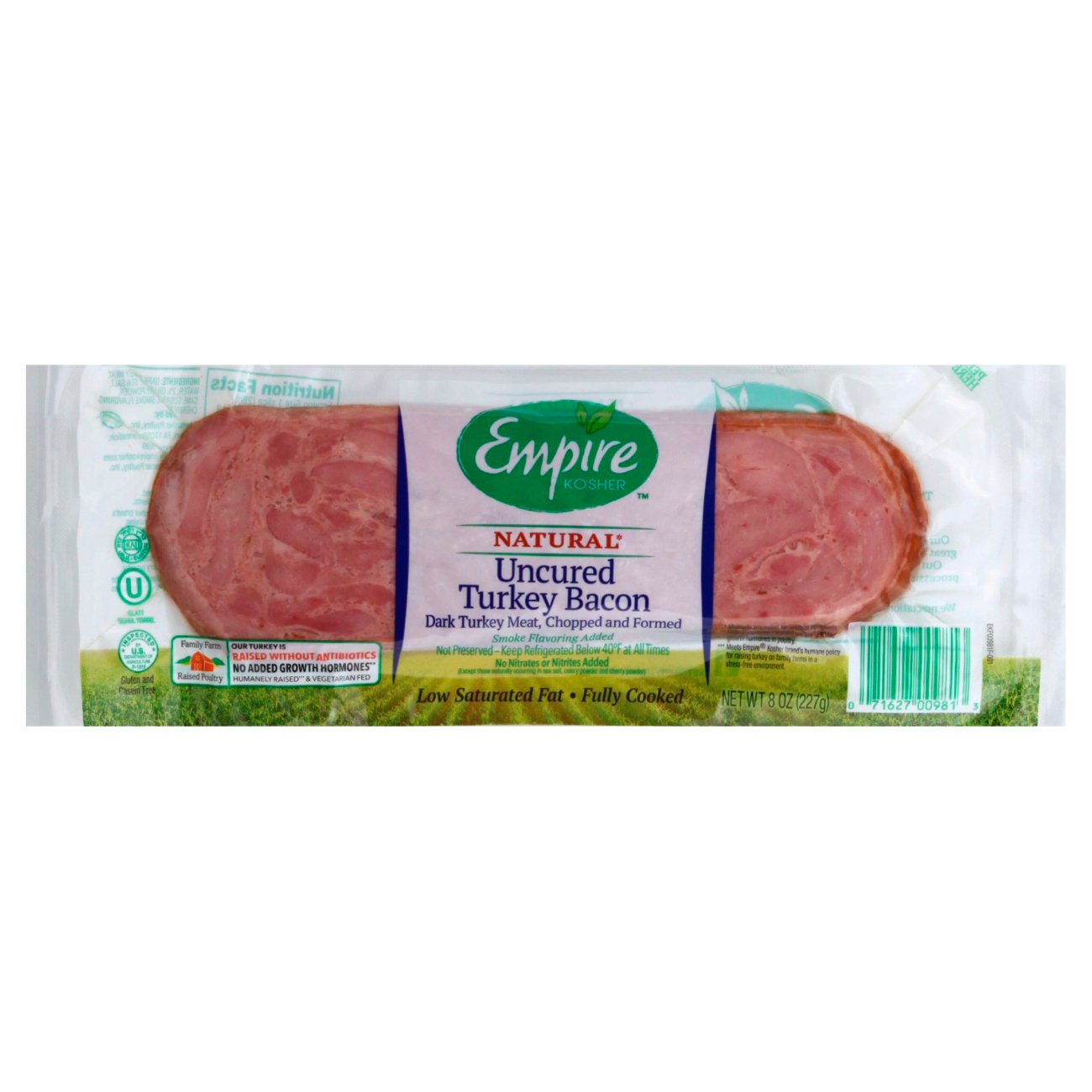 Empire Kosher Natural Uncured Turkey Bacon Shop Meat at HEB