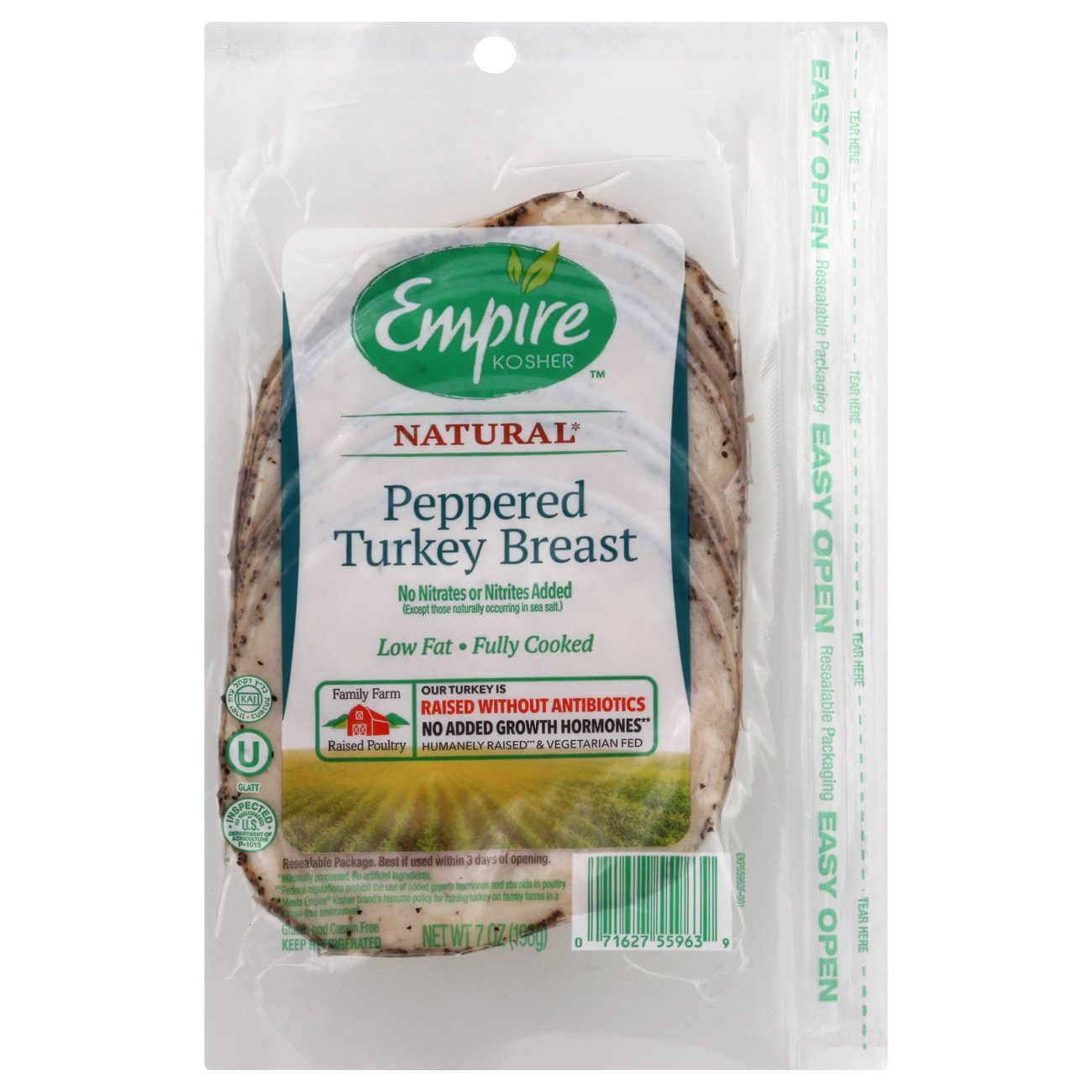 Empire Kosher Kosher Natural Peppered Turkey Breast Shop Meat at HEB