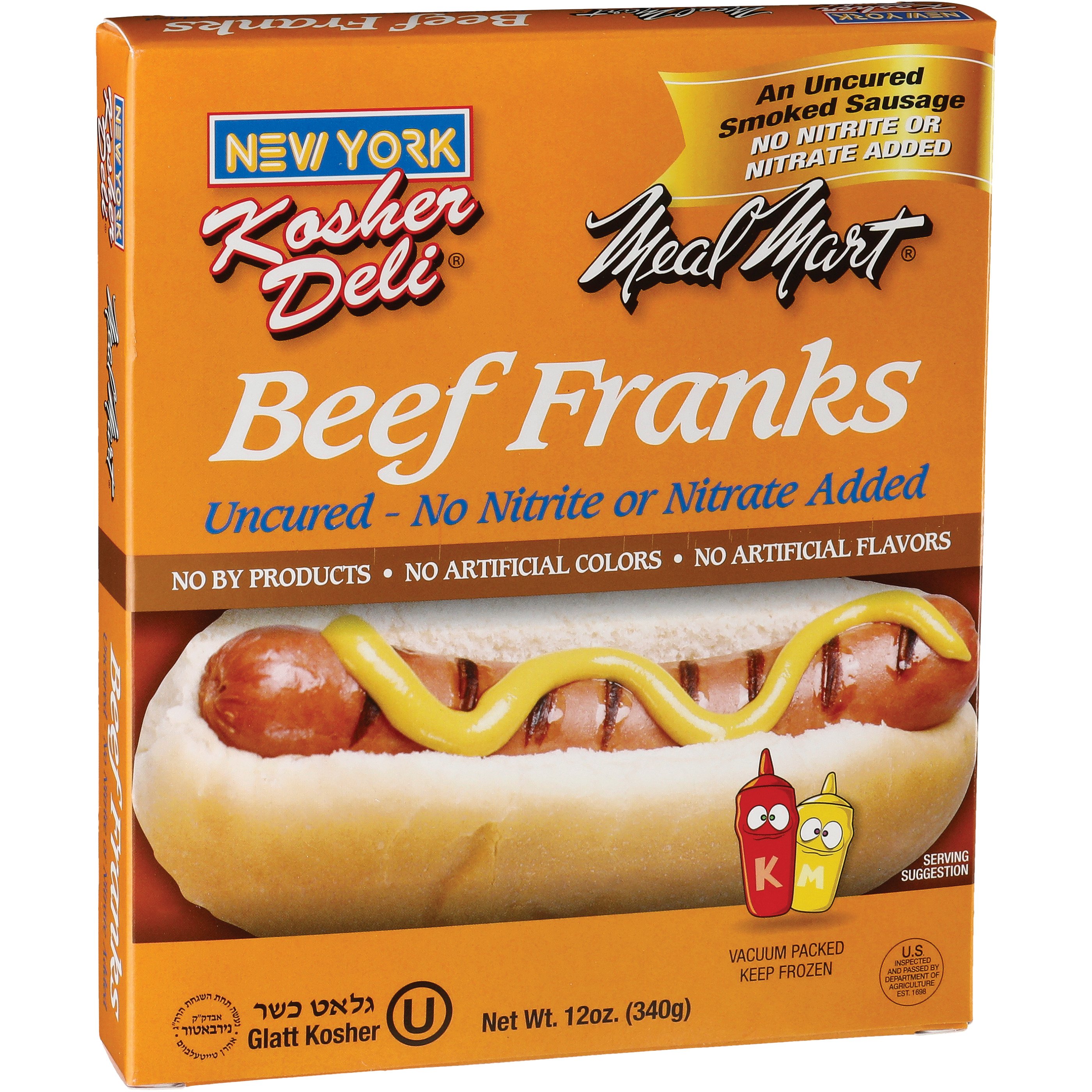 Meal Mart Uncured Beef Franks, Kosher Shop Entrees & sides at HEB