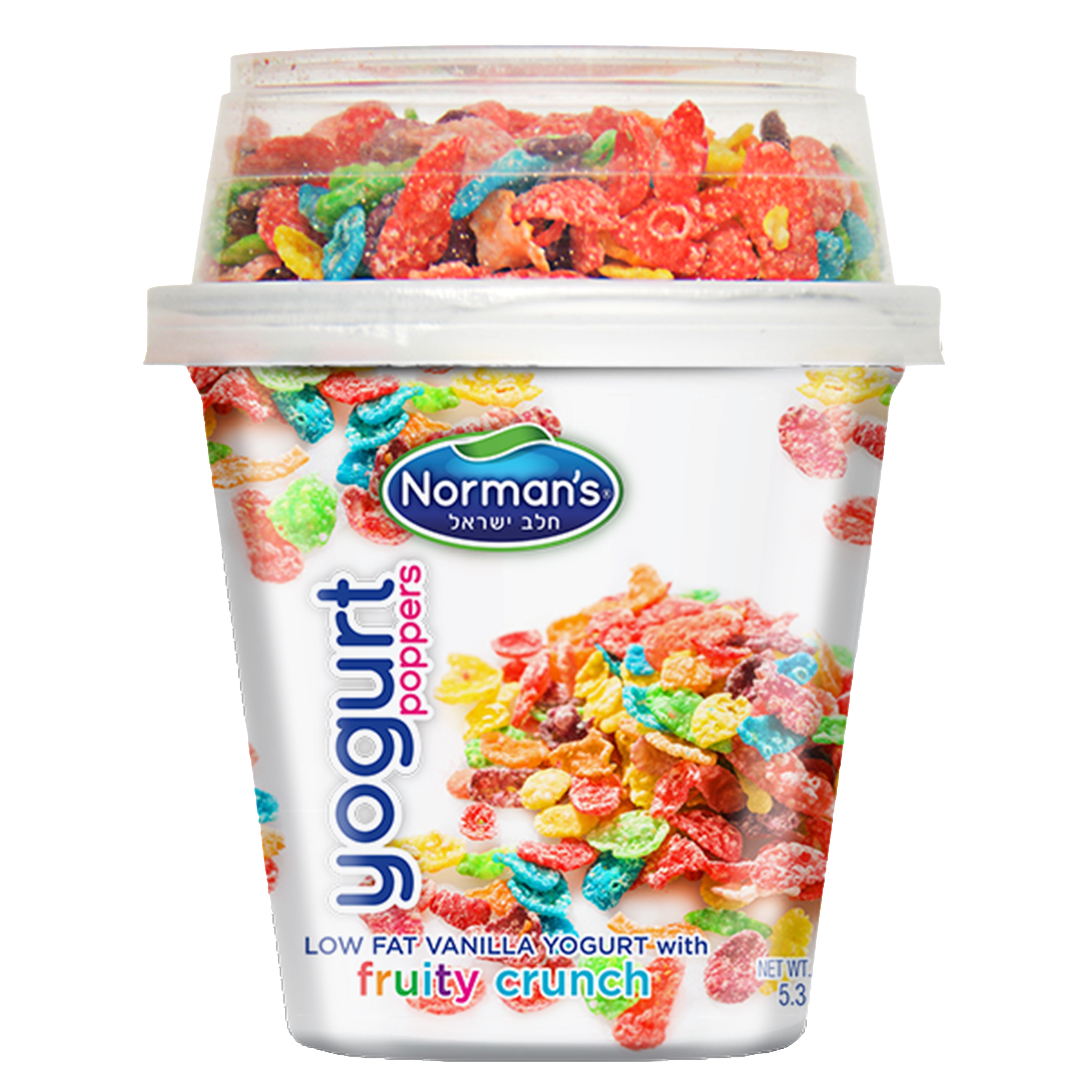 Norman's Low Fat Vanilla with Fruity Crunch Yogurt Popper Shop Yogurt