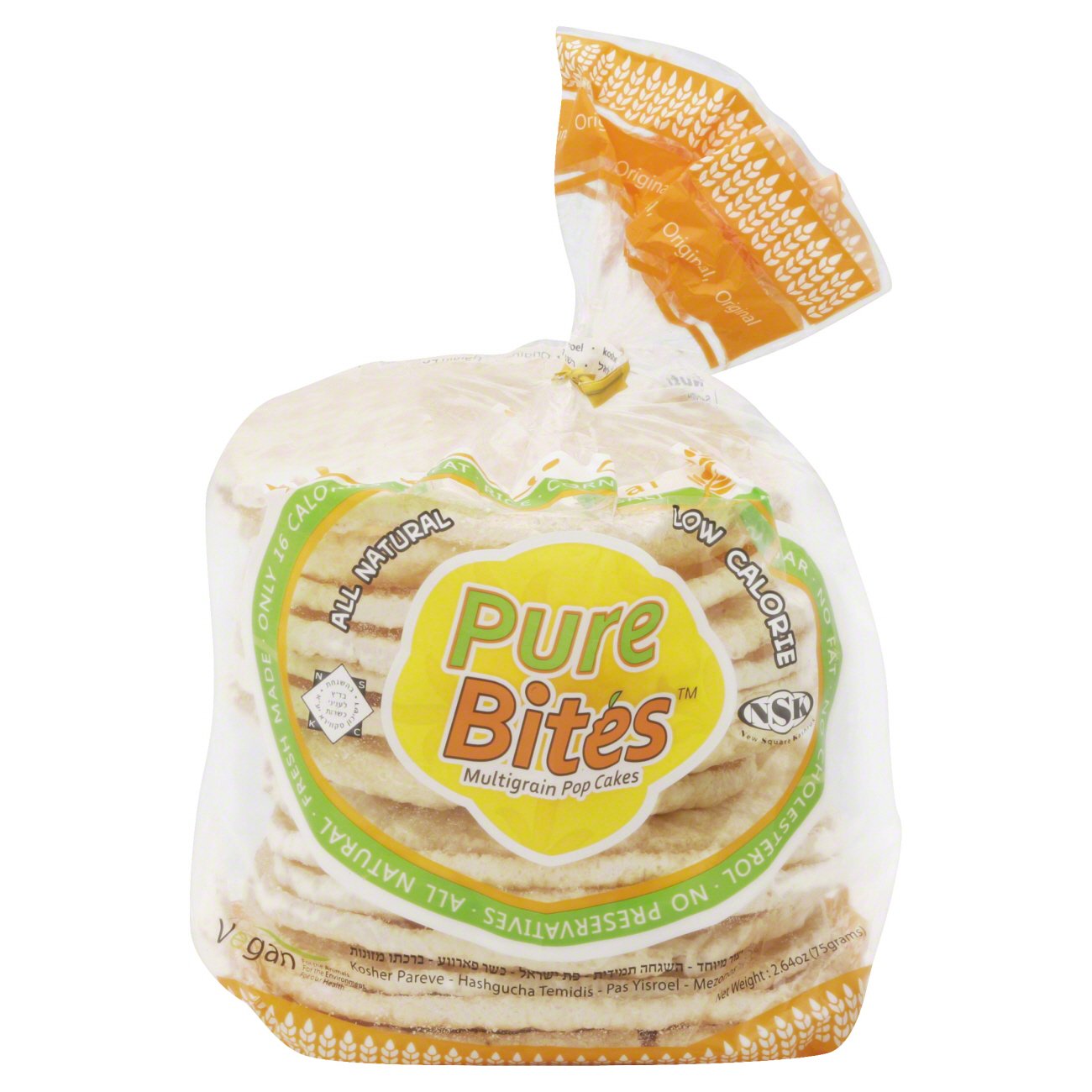 Pure Bites Kosher Multigrain Pop Cakes Shop Rice cakes at HEB