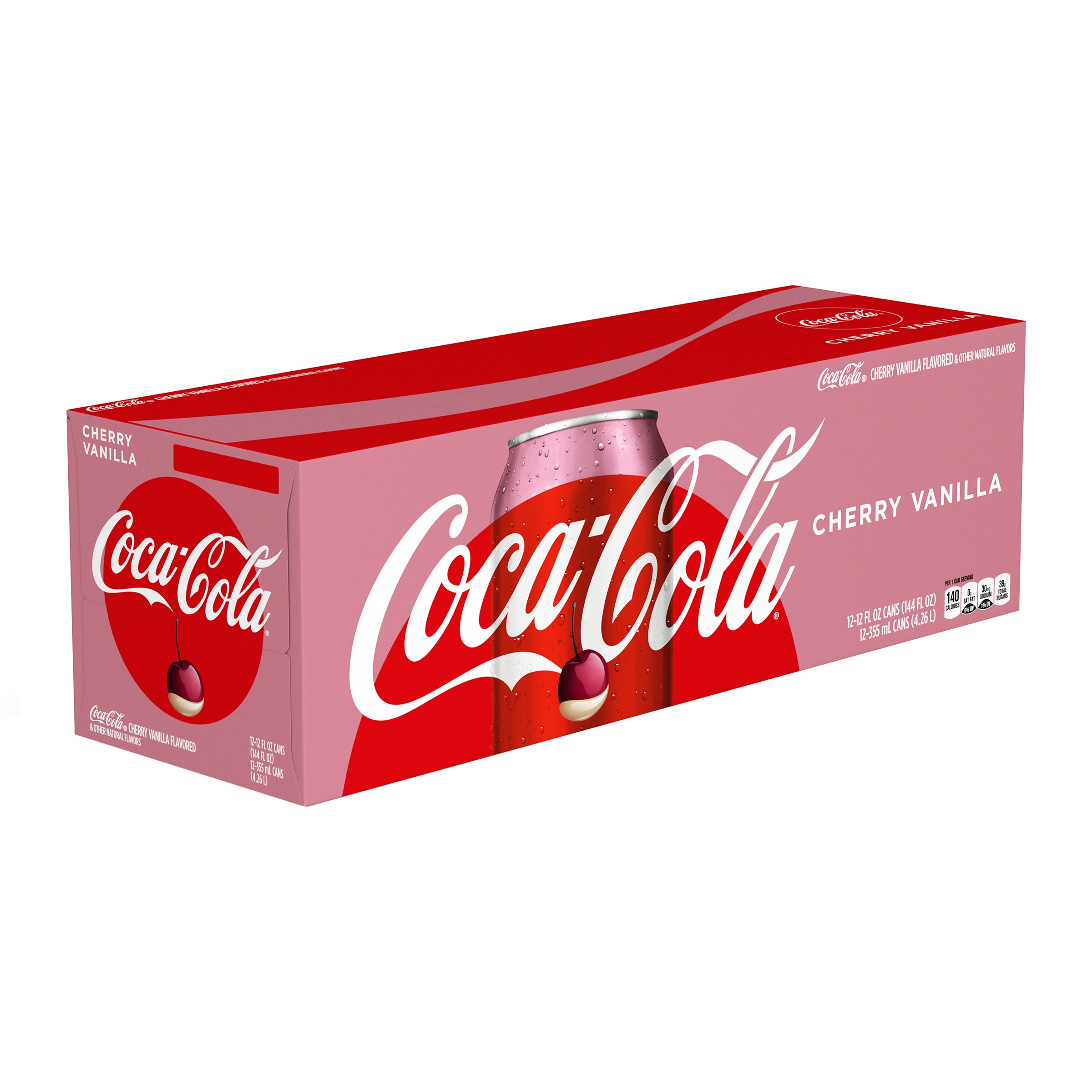 Coca Cola Cherry Vanilla Coke Oz Cans Shop Soda At H E B
