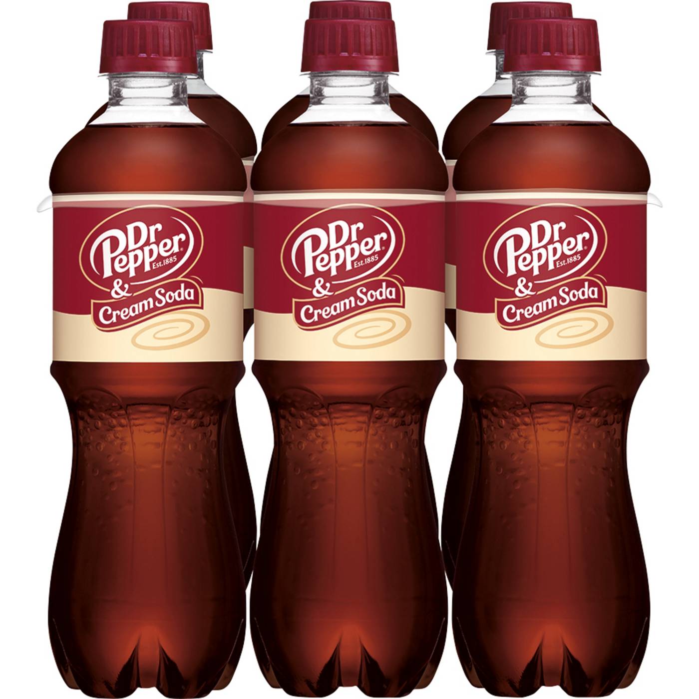 Dr Pepper & Cream Soda .5 L Bottles; image 1 of 7