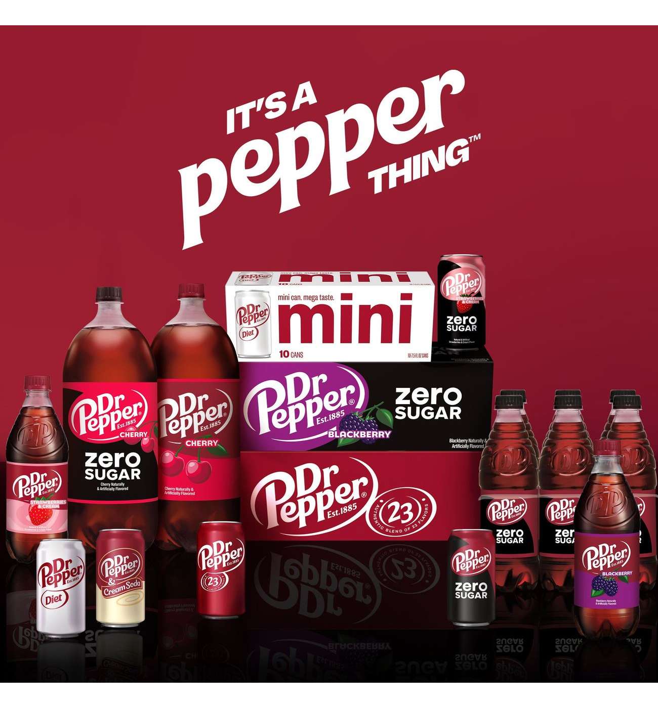 Dr Pepper & Cream Soda 6 pk Bottles; image 5 of 6