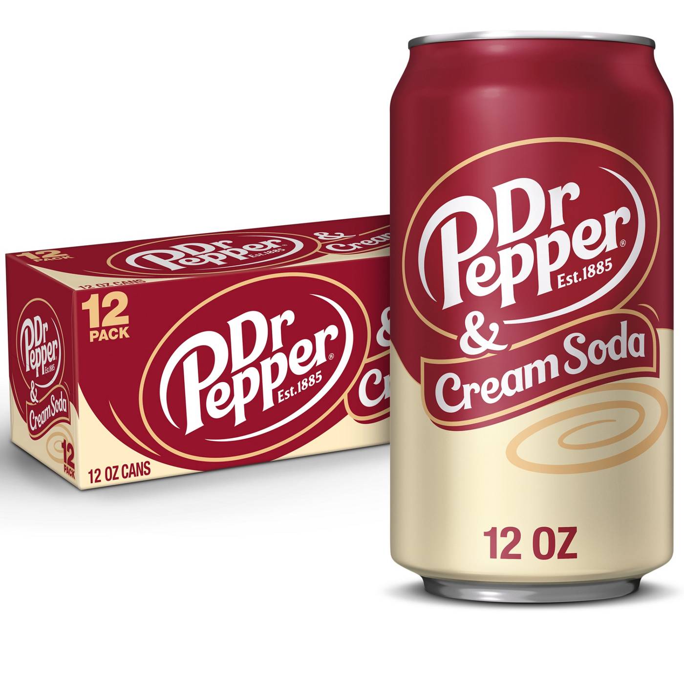 Dr Pepper & Cream Soda 12 oz Cans; image 5 of 7
