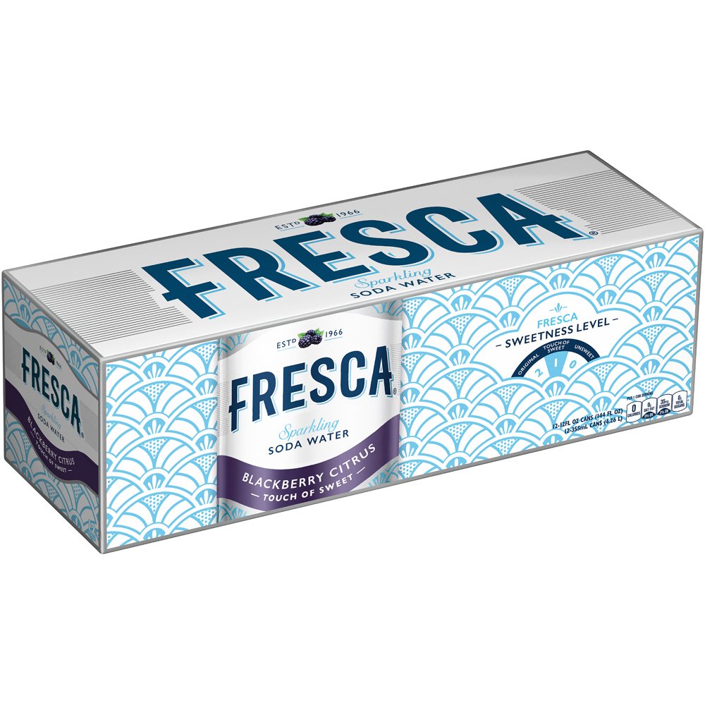 Fresca Blackberry Citrus Sparkling Soda Water 12 oz Cans Shop Soda at