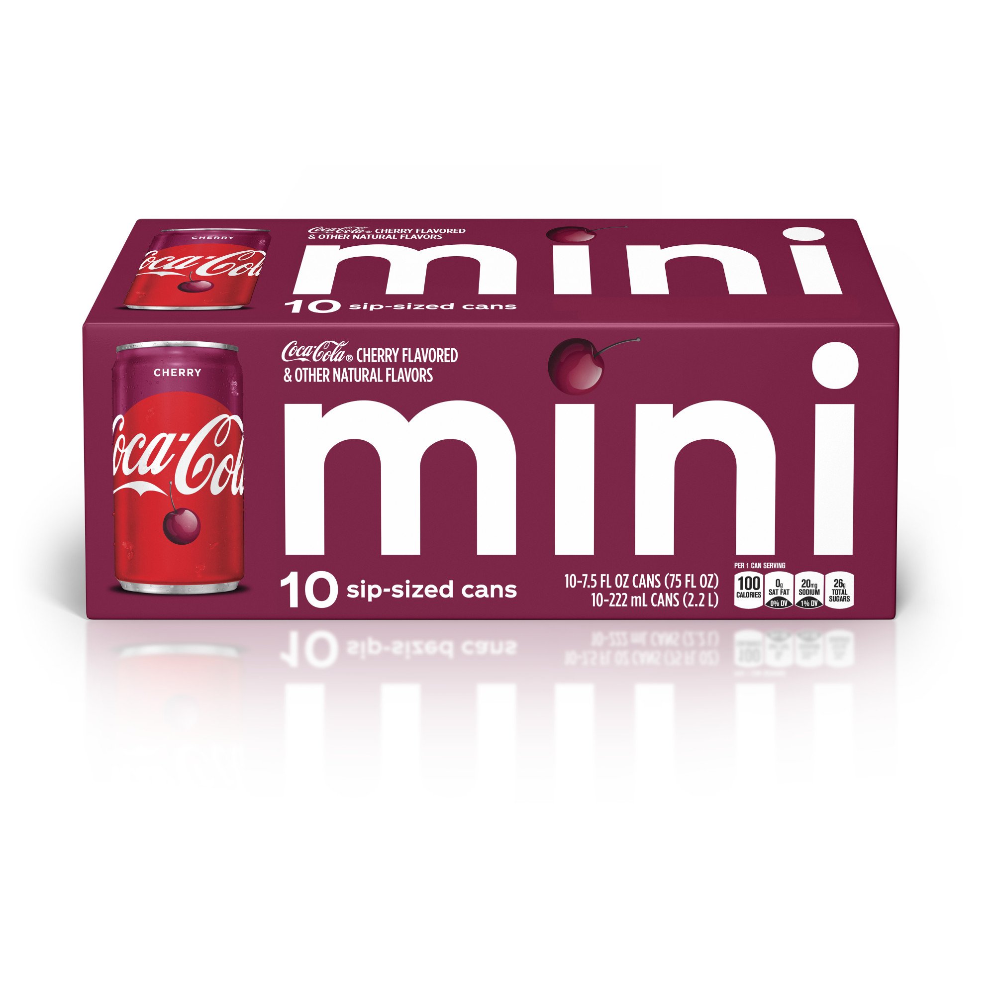 Coca-Cola Cherry Coke 7.5 oz Cans - Shop Soda at H-E-B