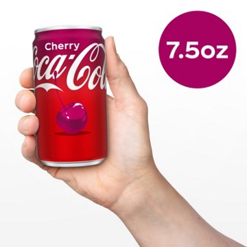 Coca-Cola Cherry Soda Soft Drink Fridge Pack 10 pk Mini Cans