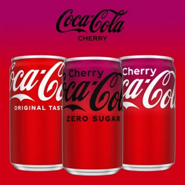 Coca-Cola Zero Sugar Cherry Coke 6 pk Mini Cans