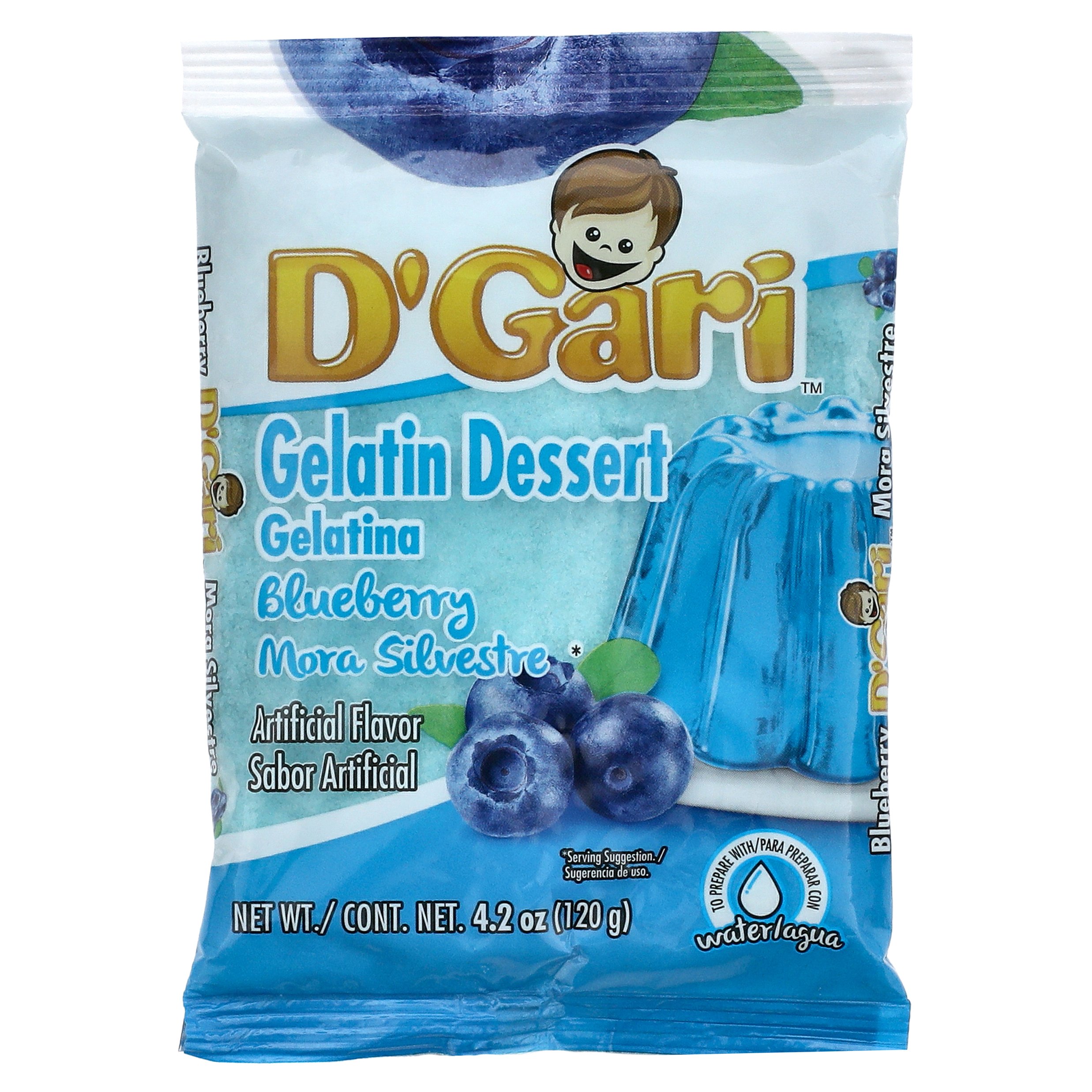 D'Gari Blueberry Gelatin Dessert Shop Pudding & Gelatin Mix at HEB