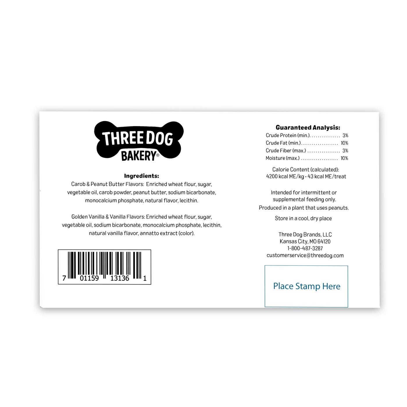 Three Dog Bakery Lick'n Crunch Variety Pack Dog Treats; image 2 of 2