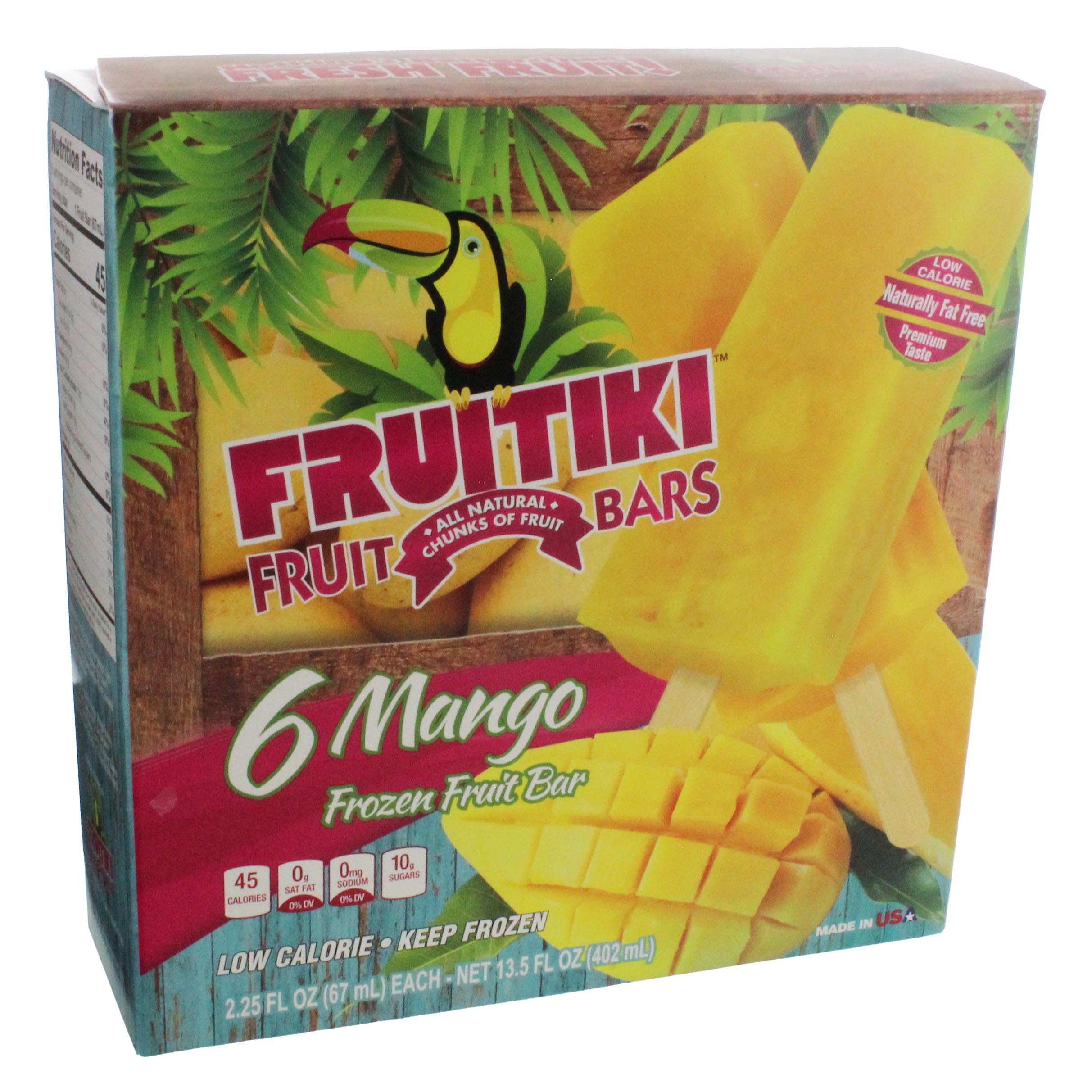 Fruitiki Mango Frozen Fruit Bars Shop Bars & Pops at HEB