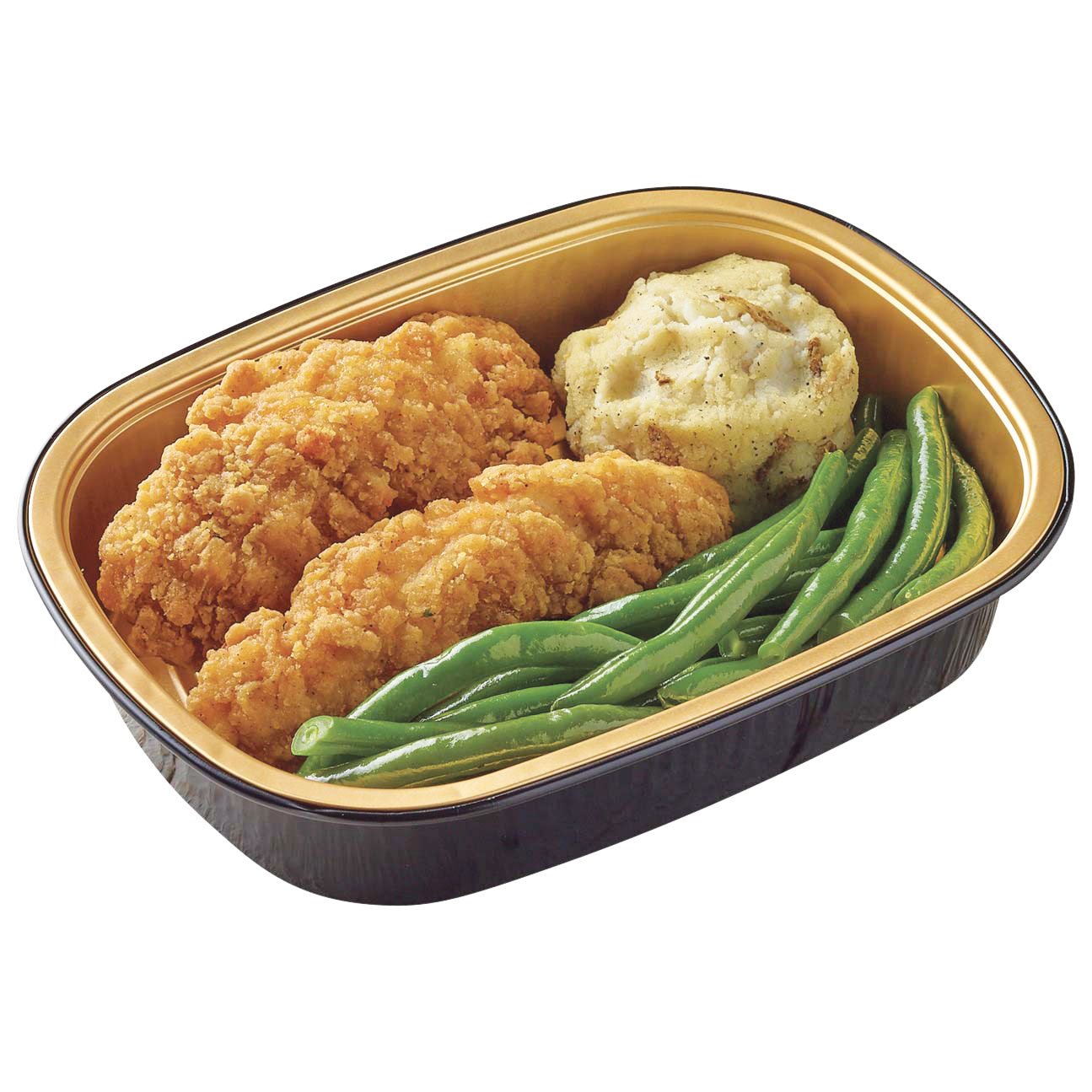 H-E-B Meal Simple Breaded Chicken Tenders With Mashed Potatoes & Green ...