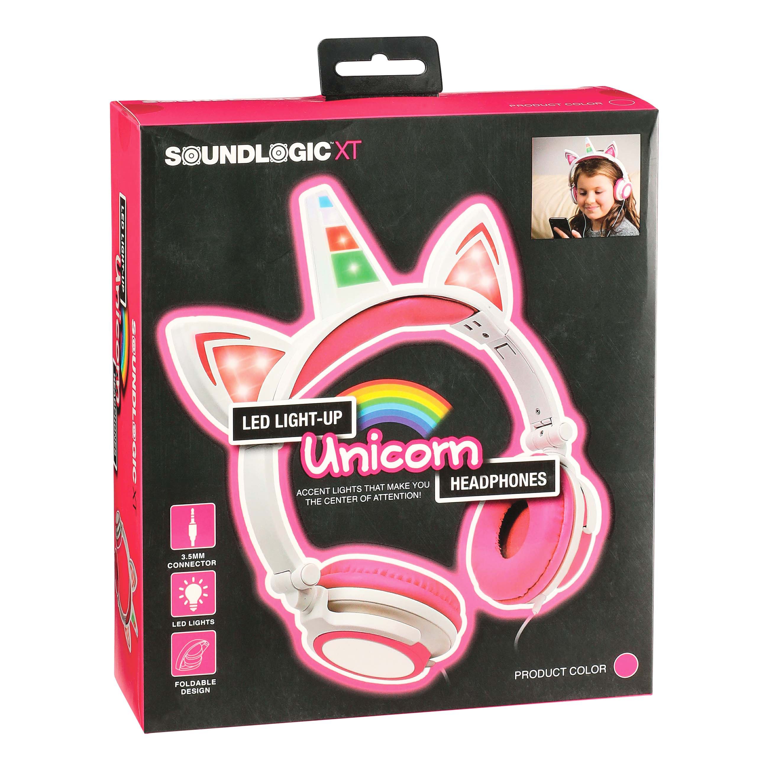 soundlogic headphones light up
