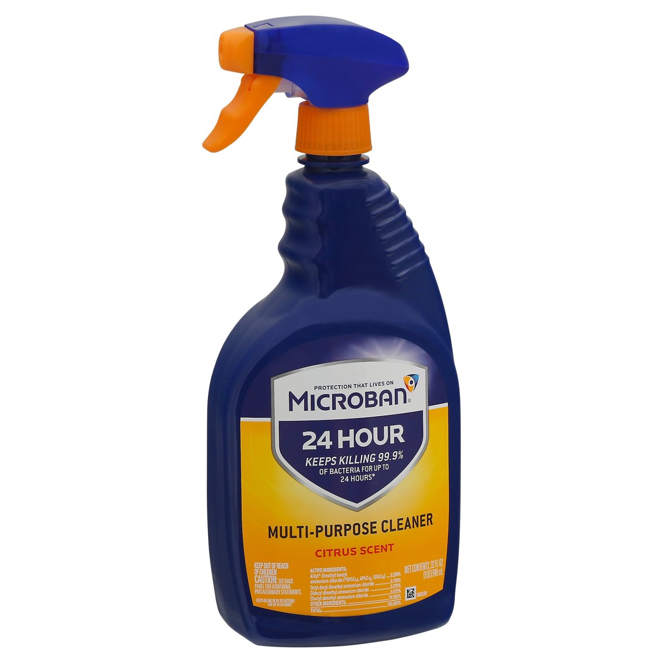 Microban Citrus 24 Hour MultiPurpose Cleaner and Disinfectant Spray