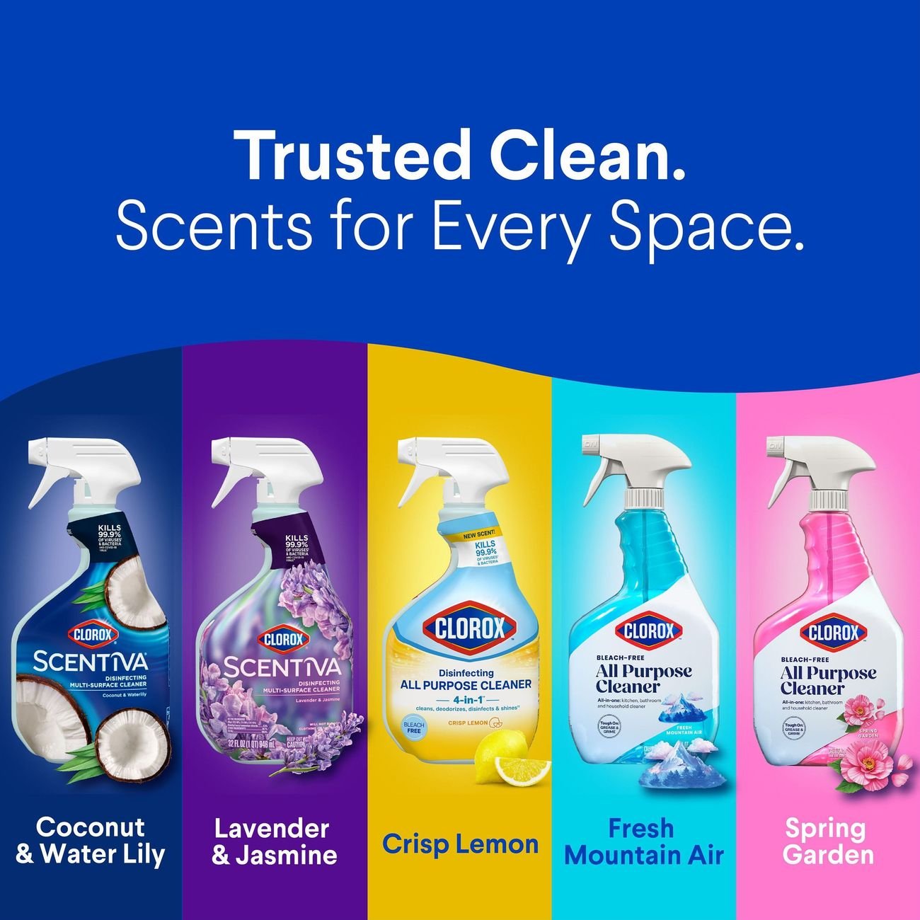 Clorox Scentiva Disinfecting Multi Surface Cleaner - Grapefruit