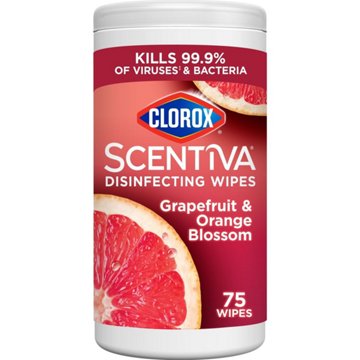 Clorox Scentiva Bleach Free Cleaning Wipes - Tahitian Grapefruit Splash