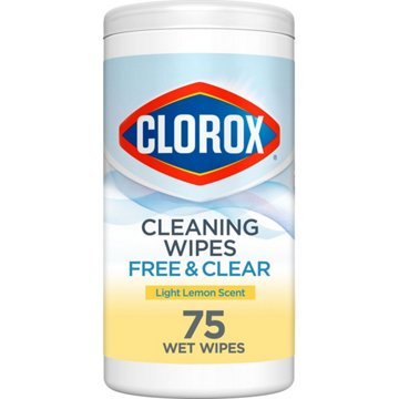Clorox Compostable Cleaning Wipes - Light Lemon