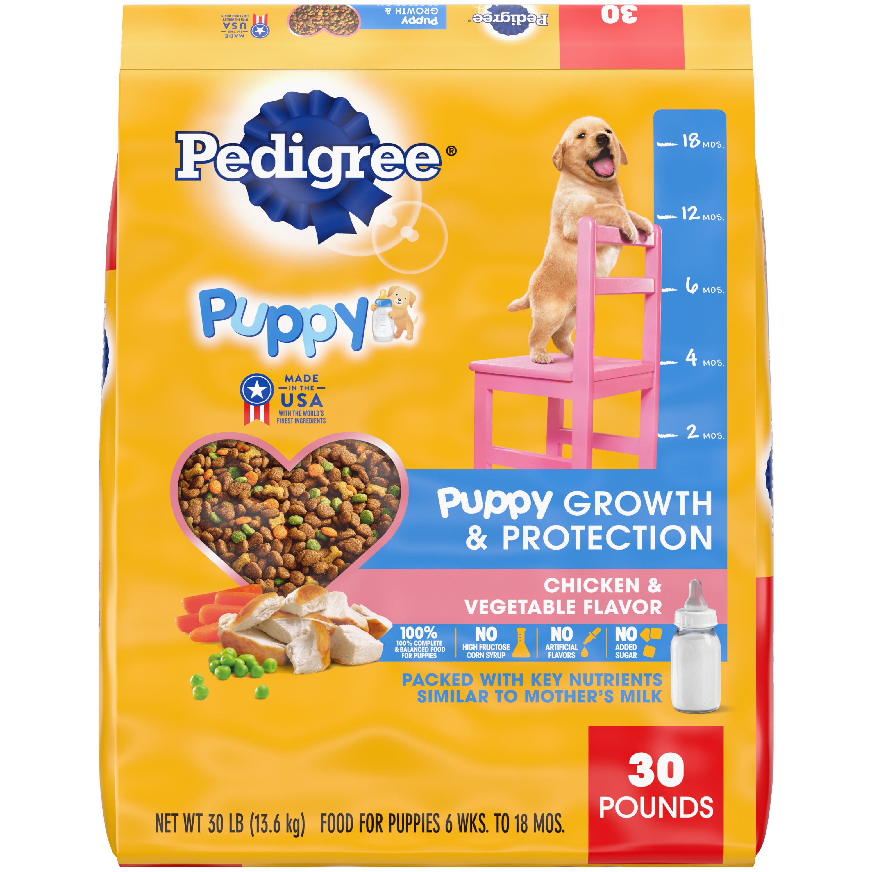 Pedigree Pedigree Dry Dog Puppy Chicken And Veg Complete Nutrition 36L