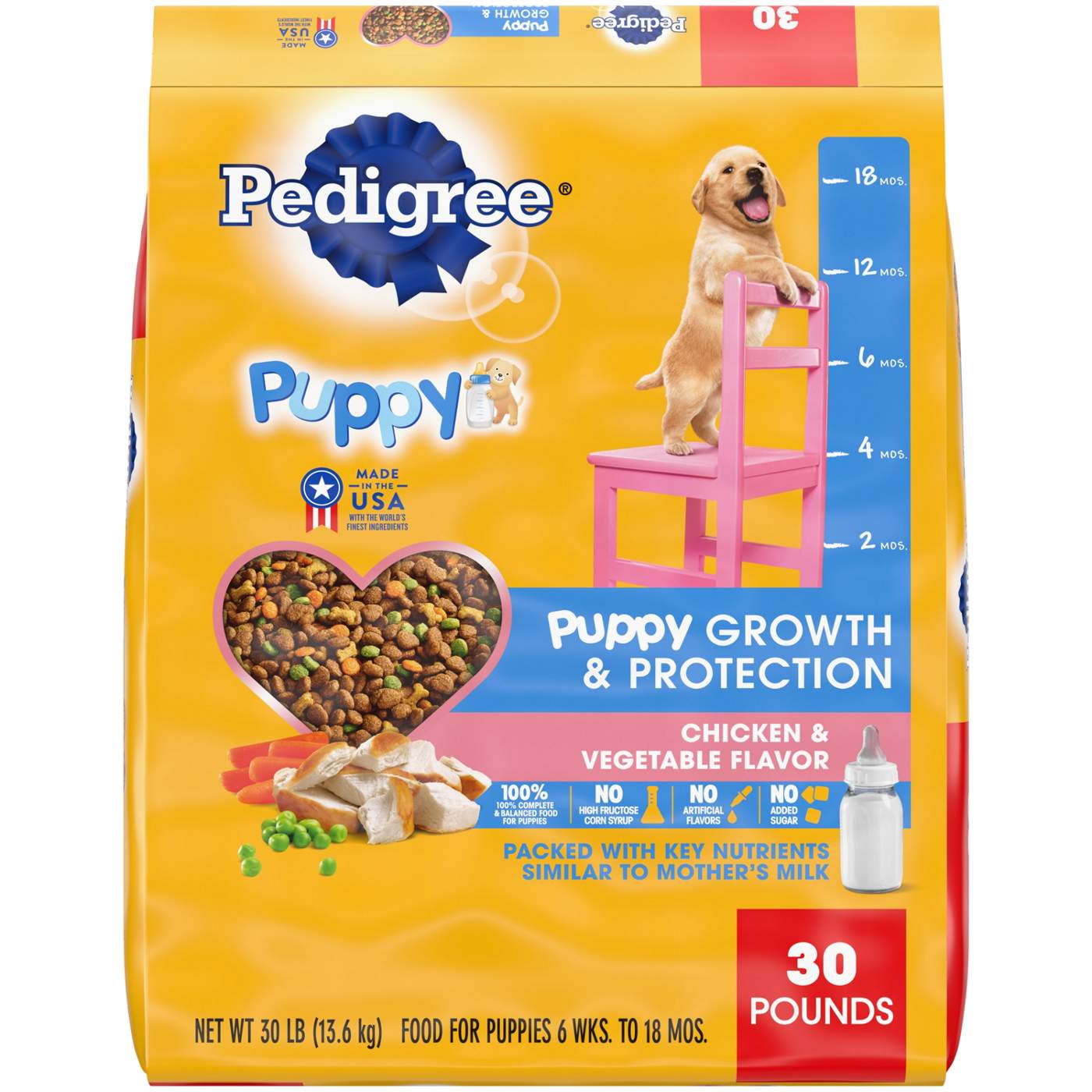 Pedigree Pedigree Dry Dog Puppy Chicken And Veg Complete Nutrition 36L; image 1 of 4