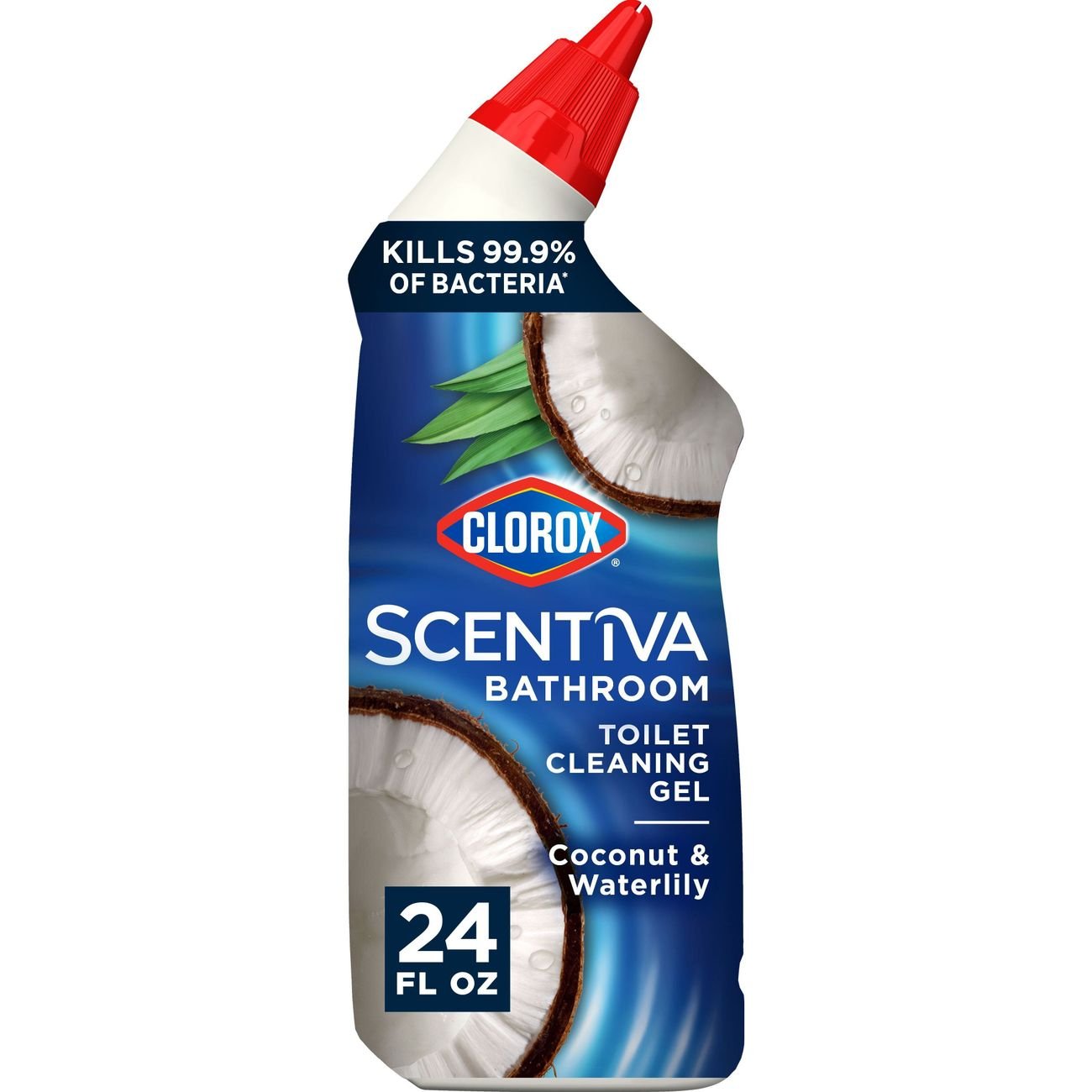 Clorox Scentiva Bathroom Toilet Cleaning Gel Coconut Waterlily 