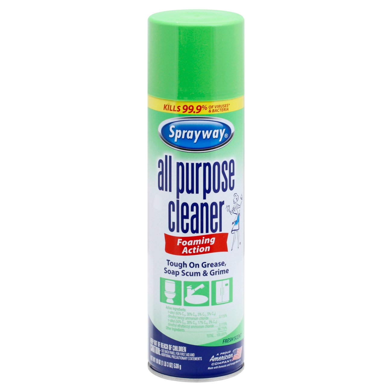 Sprayway Foaming Action All Purpose Cleaner Shop All purpose cleaners