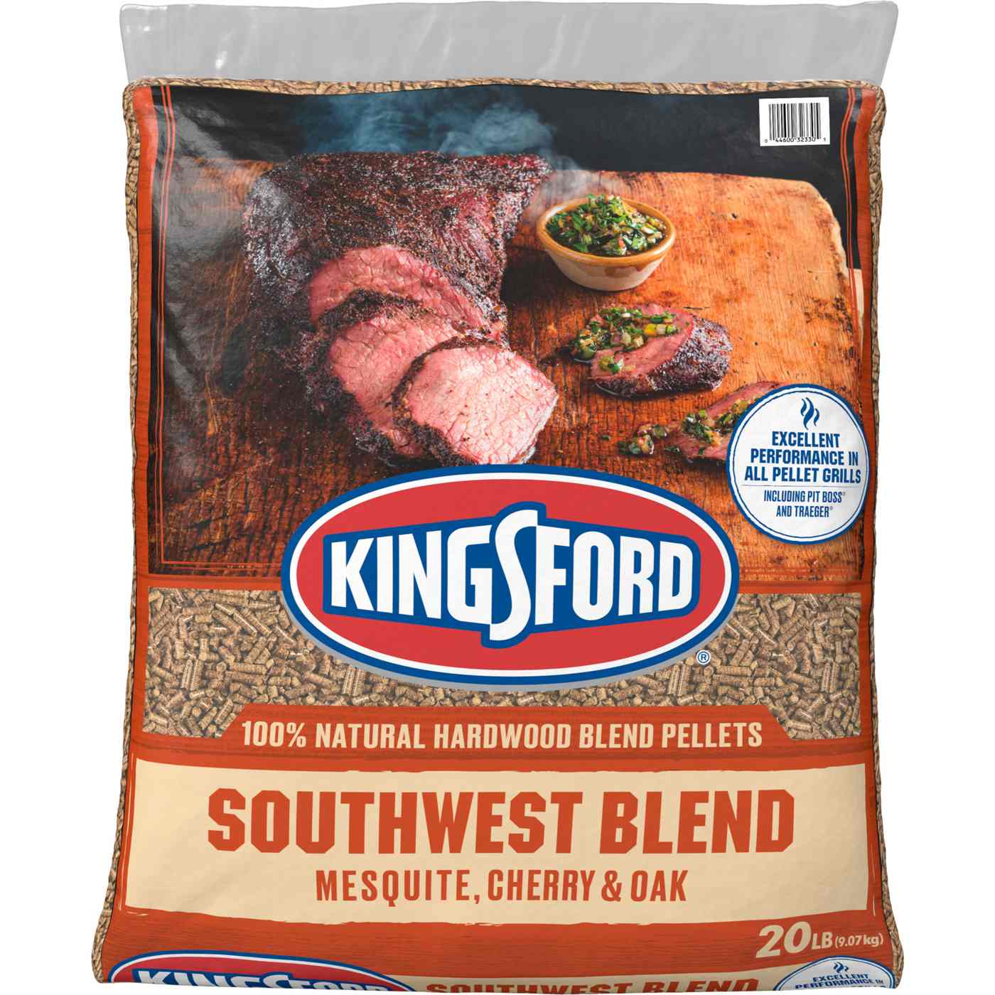 Kingsford 100% Natural Hardwood Blend Pellets, Southwest Blend, Mesquite, Cherry and Oak; image 1 of 5