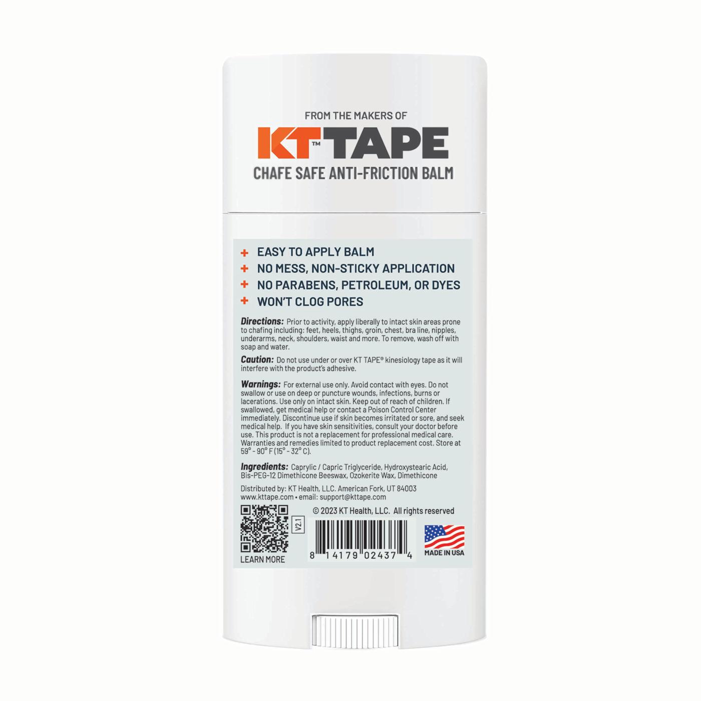 KT Tape Chafe Safe All Day Protection Gel Stick; image 2 of 2