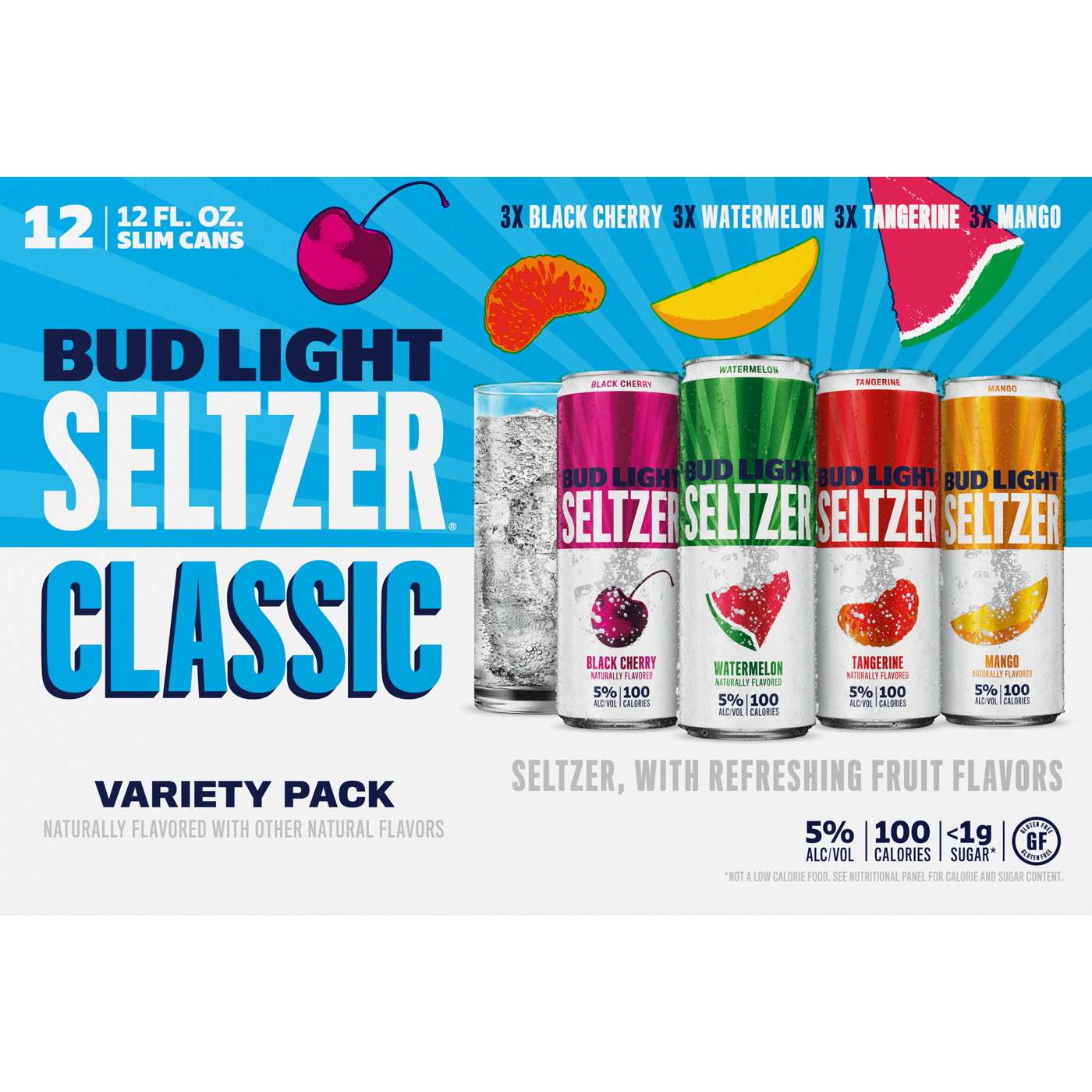 Bud Light Seltzer Classic Variety Pack 12 oz Cans; image 2 of 2