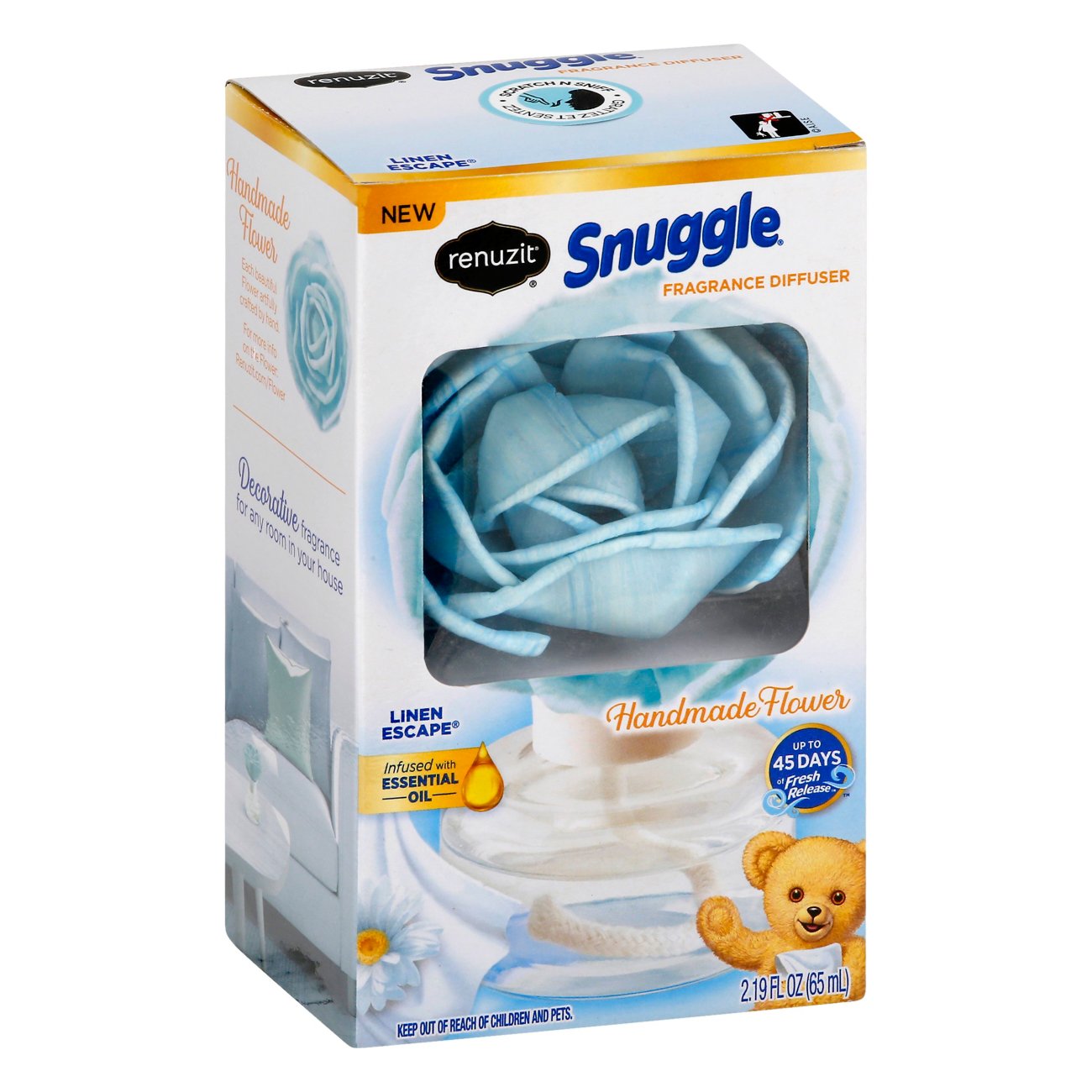 Renuzit Snuggle Fragrance Diffuser Flower Linen Escape