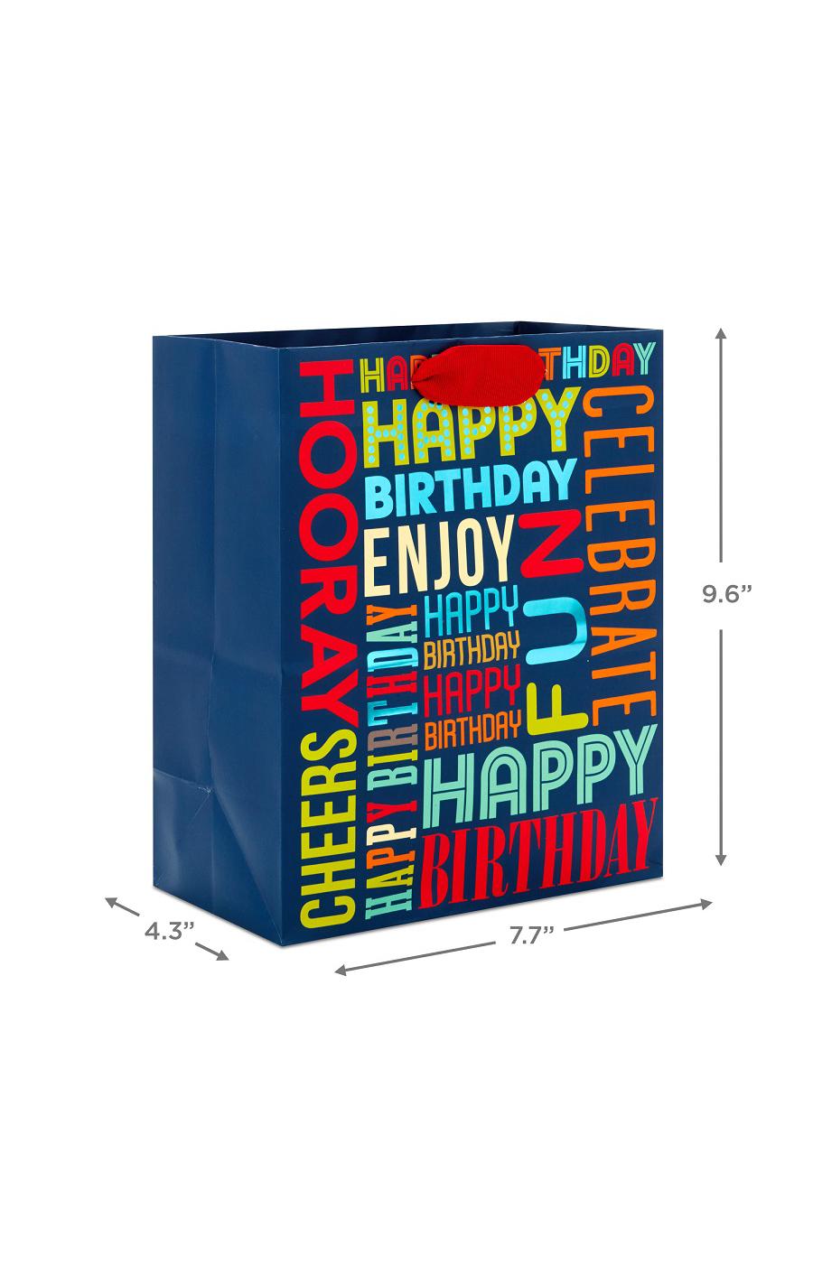 Hallmark Collage Birthday Wishes Gift Bag; image 3 of 3