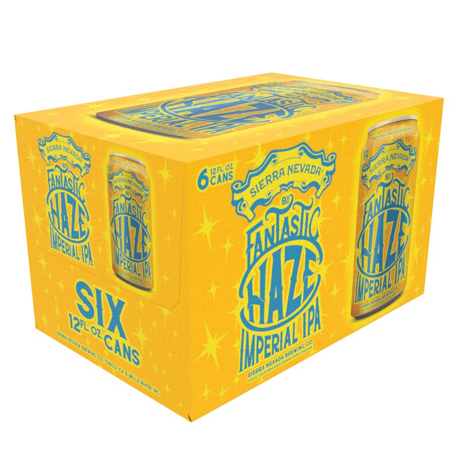 Sierra Nevada Fantastic Haze Imperial IPA Beer 12 oz Cans Shop Beer