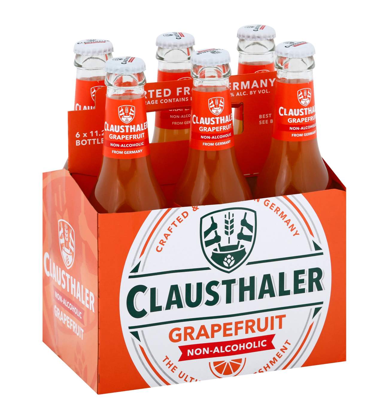 Claustaher Grapefruit Non Alcoholic 12 oz Bottles; image 1 of 2