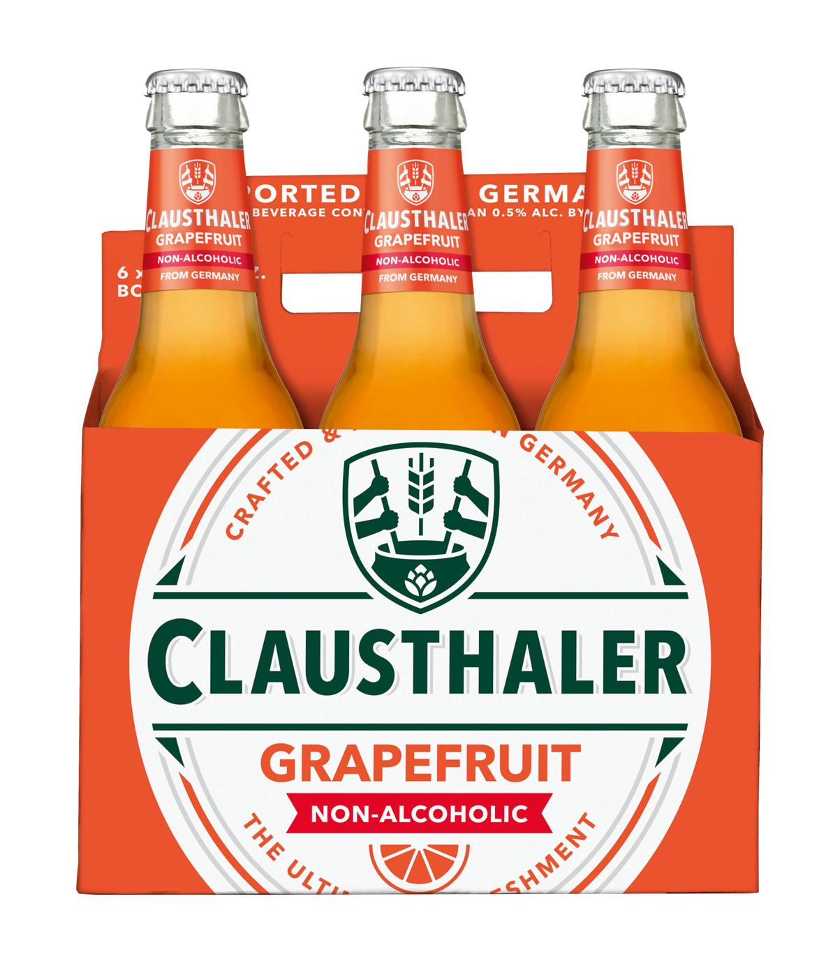 Claustaher Grapefruit Non Alcoholic 12 oz Bottles; image 2 of 2