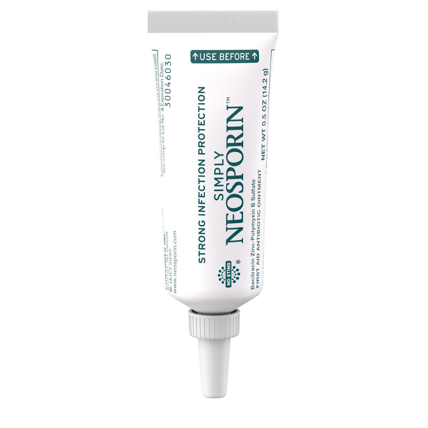 Neosporin Simply 3-Ingredient First Aid Antibiotic Ointment; image 2 of 8