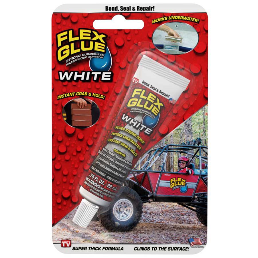 Flex Seal Mini Flex Glue – White - Shop Adhesives & Tape at H-E-B