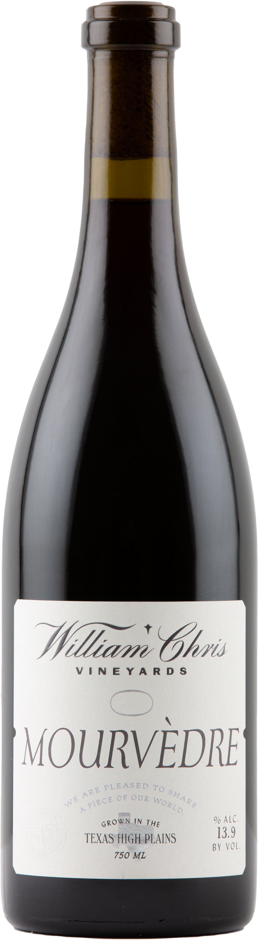 William Chris Texas High Plains Mourvédre, 750 mL