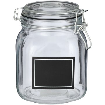 our goods Glass Jar with Chalk Label, 30.4 oz