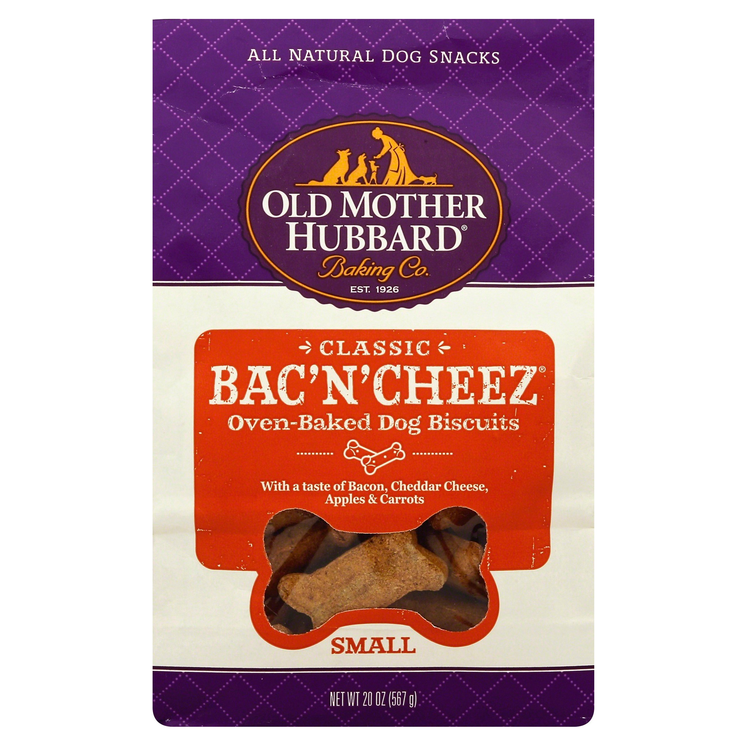 Old Mother Hubbard Classic Bac' N' Cheez Oven Baked Small Dog Biscuits