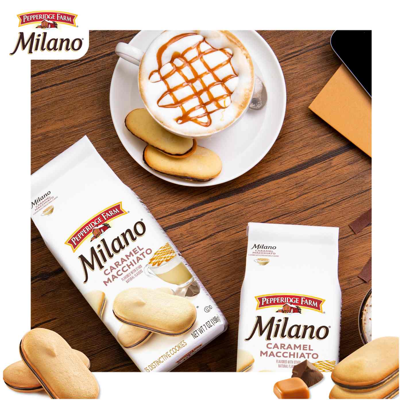 Pepperidge Farm Milano Caramel Macchiato Cookies; image 2 of 9