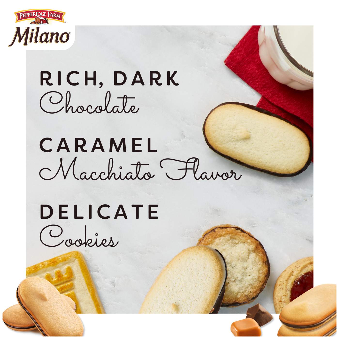 Pepperidge Farm Milano Caramel Macchiato Cookies; image 8 of 9