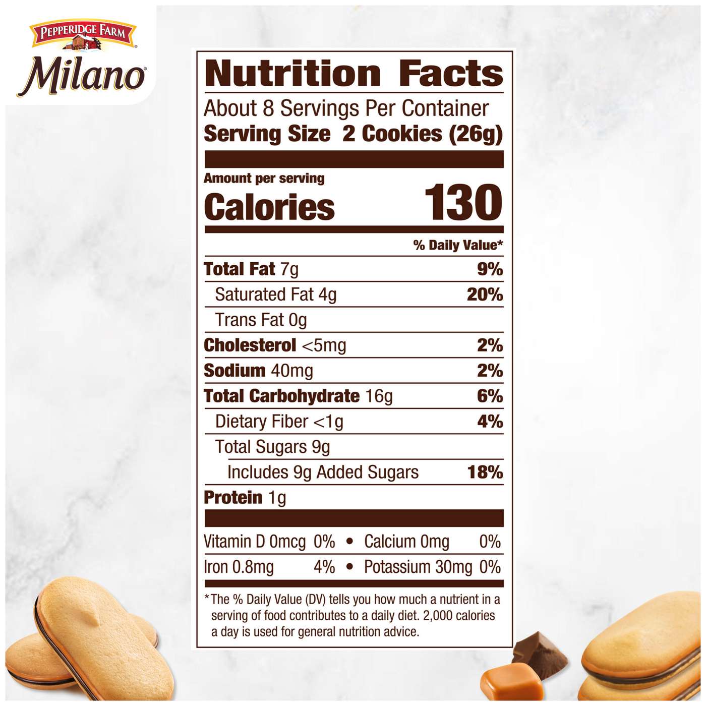 Pepperidge Farm Milano Caramel Macchiato Cookies; image 9 of 9