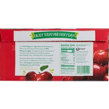 H-E-B Organics Applesauce Pouches - Texas-Size Pack, 36 ct