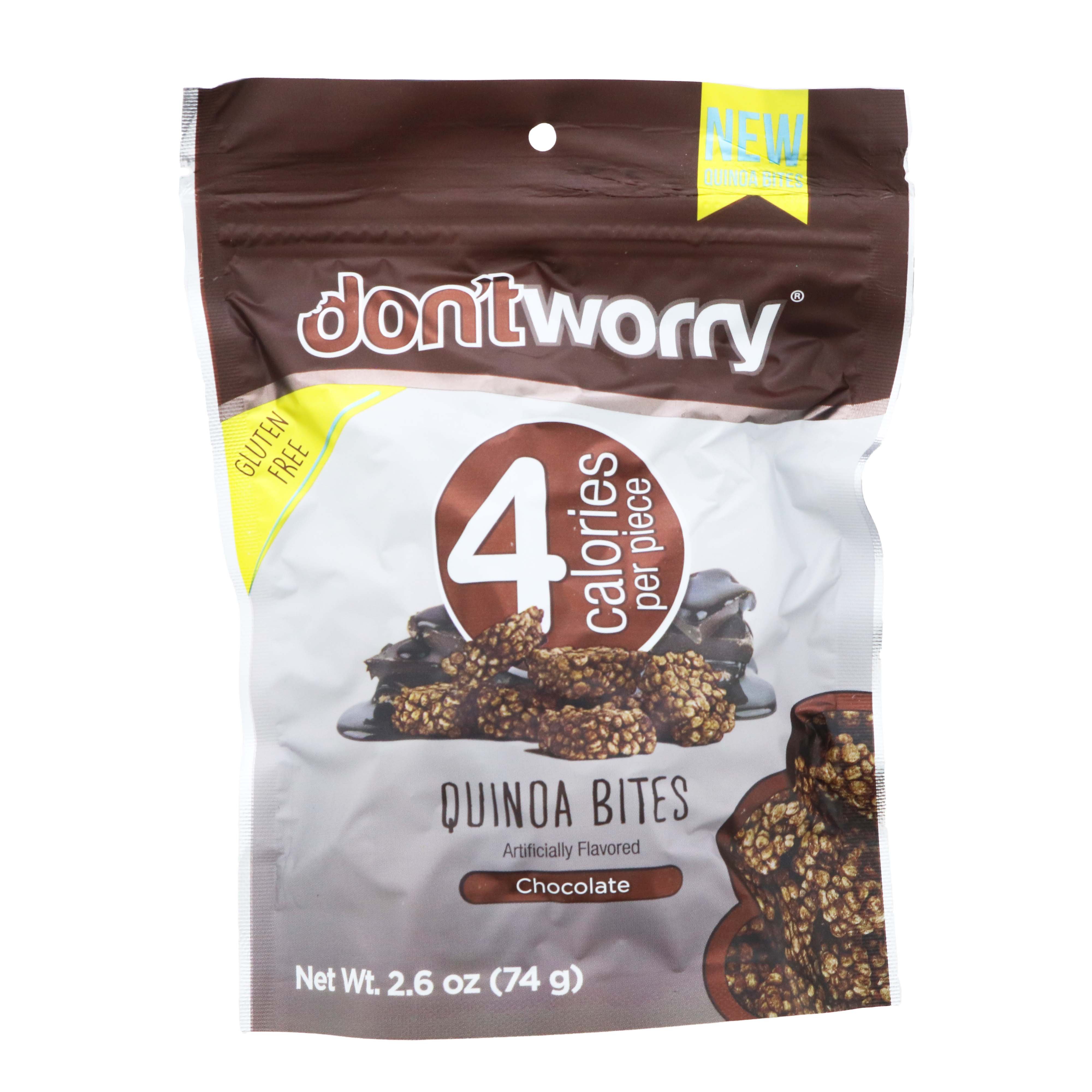 Don't Worry Chocolate Quinoa Bites Shop Cookies at HEB
